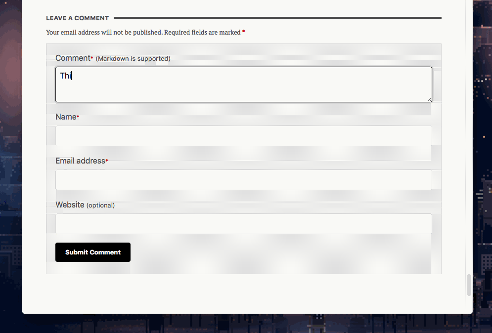 Form submit success animation