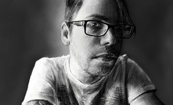 Michael Rose iPad self portrait