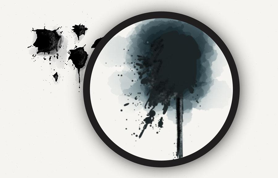 Adding shadows and highlights to blobs