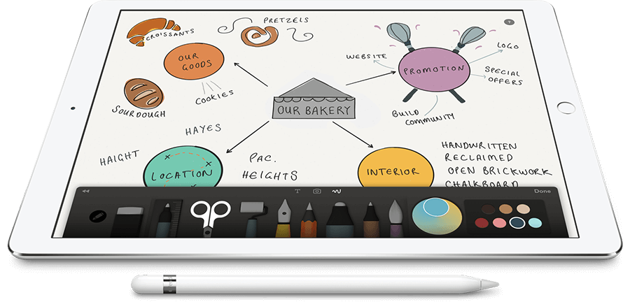 Paper by FiftyThree on iPad Pro