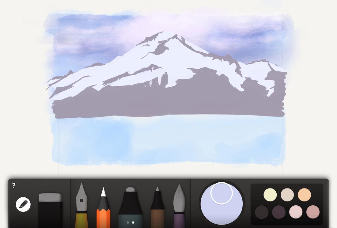 drawing mountains