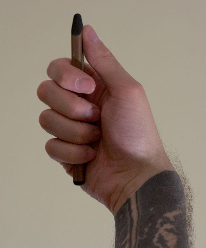 holding Pencil with a palm grip