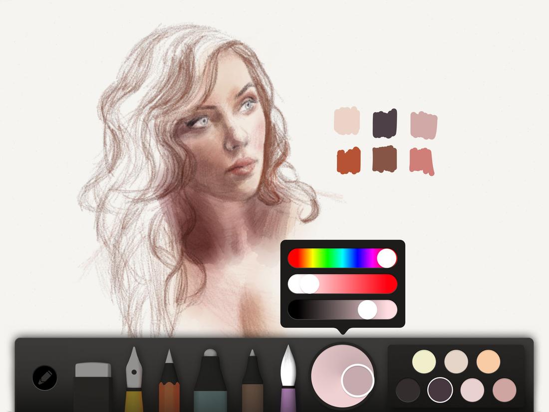 glazing the face layer 3