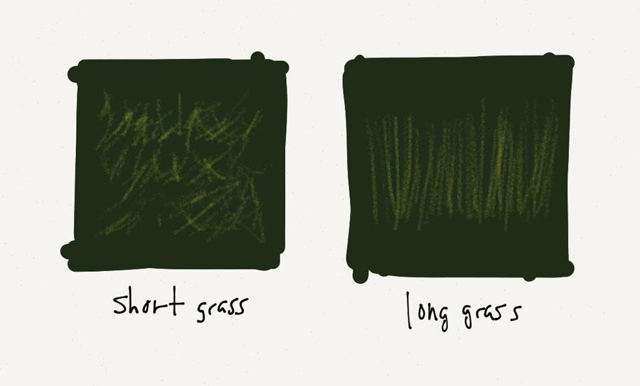 screenshot grass stroke guides