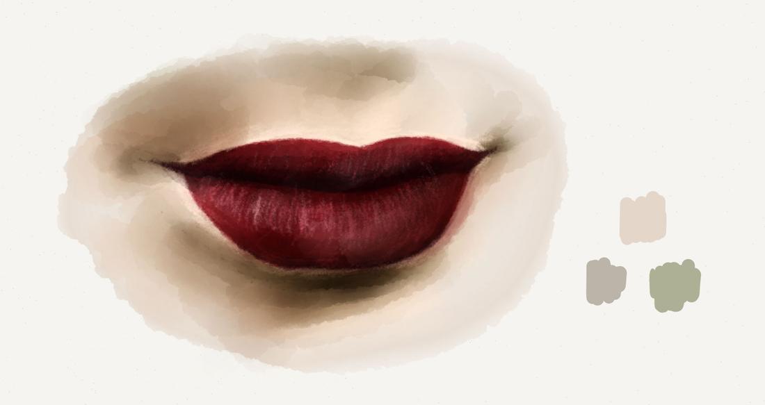 Colors used to enhance lips
