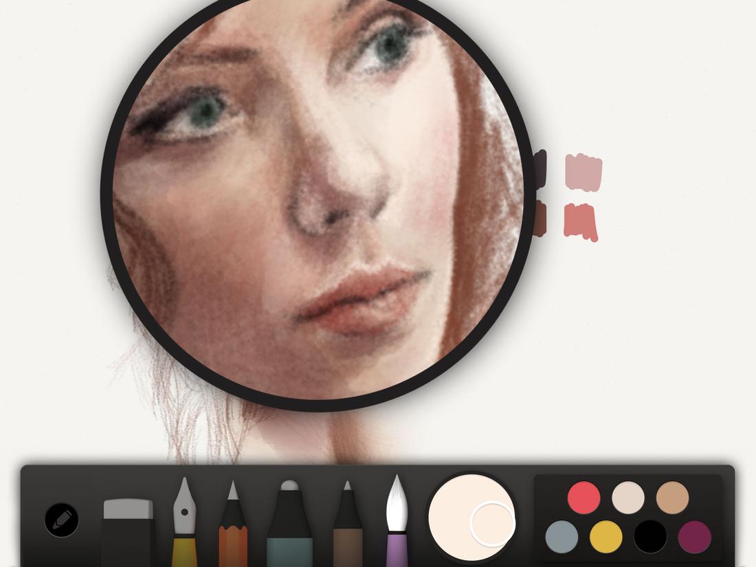 adding detail to the face