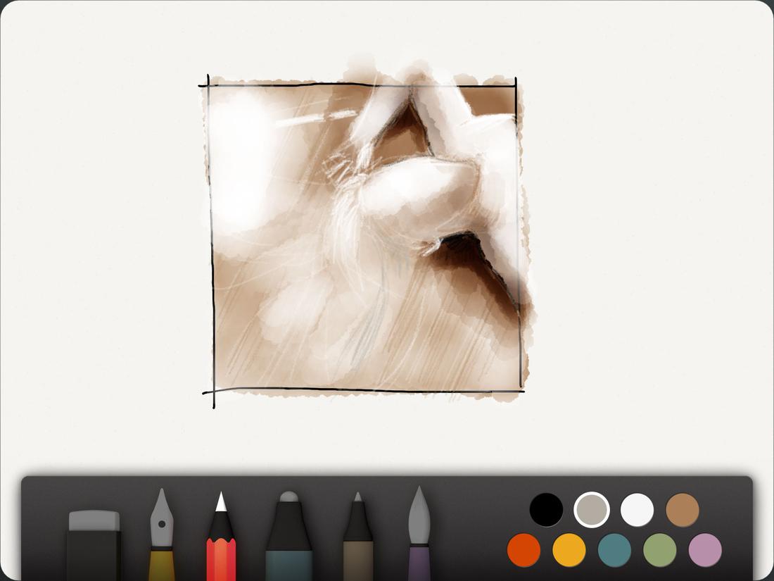 Continue lighting the figure with Paper 53