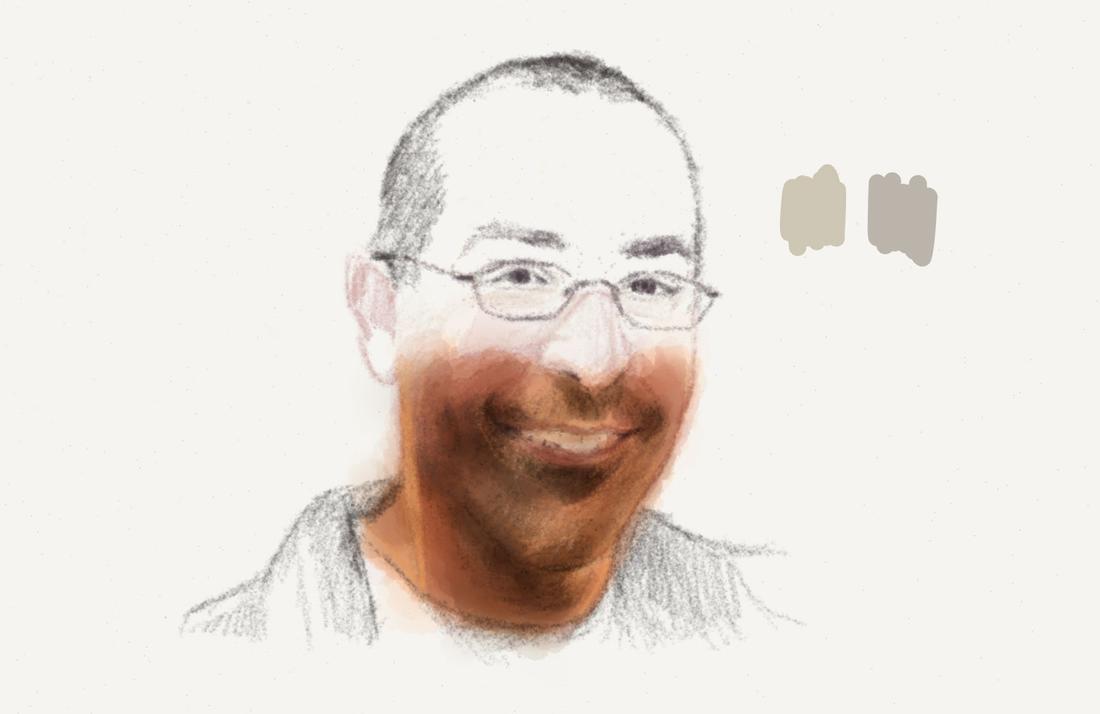 Colors used to paint facial hair