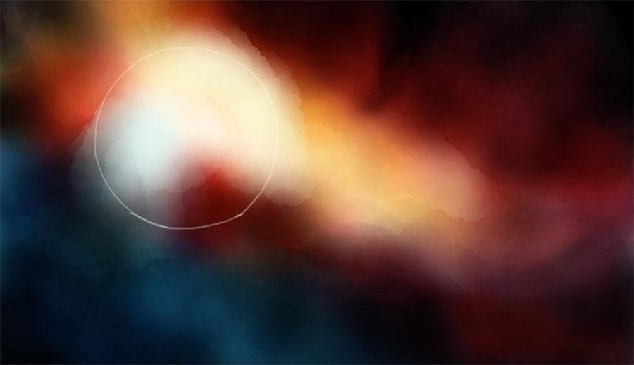 screenshot of a circle outline