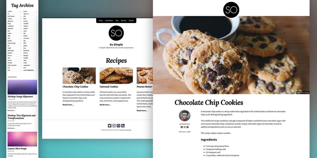 So Simple Jekyll theme screenshot