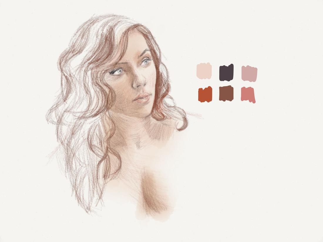 glazing the face layer 2