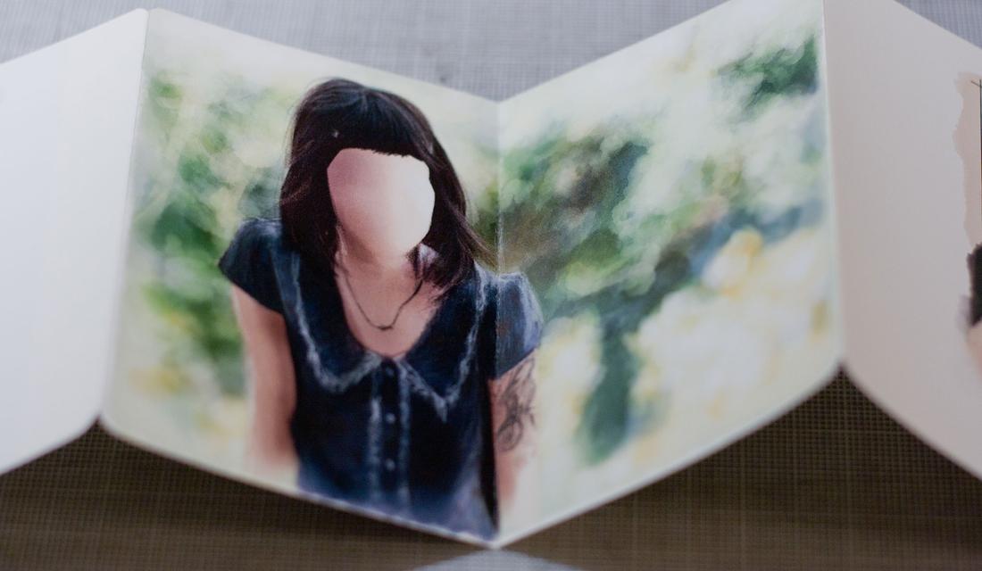 PaperFaces drawings printed in a Paper Moleskine book