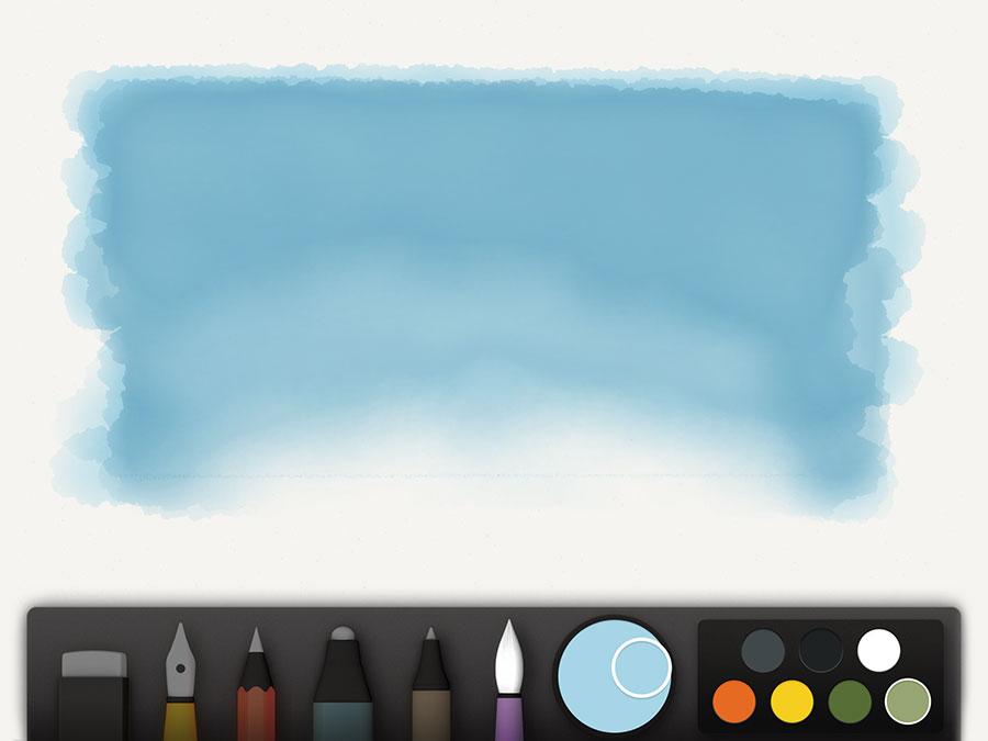 screenshot of blue sky with multiple coats