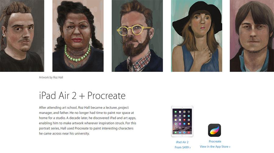 Apple's Start Something New page