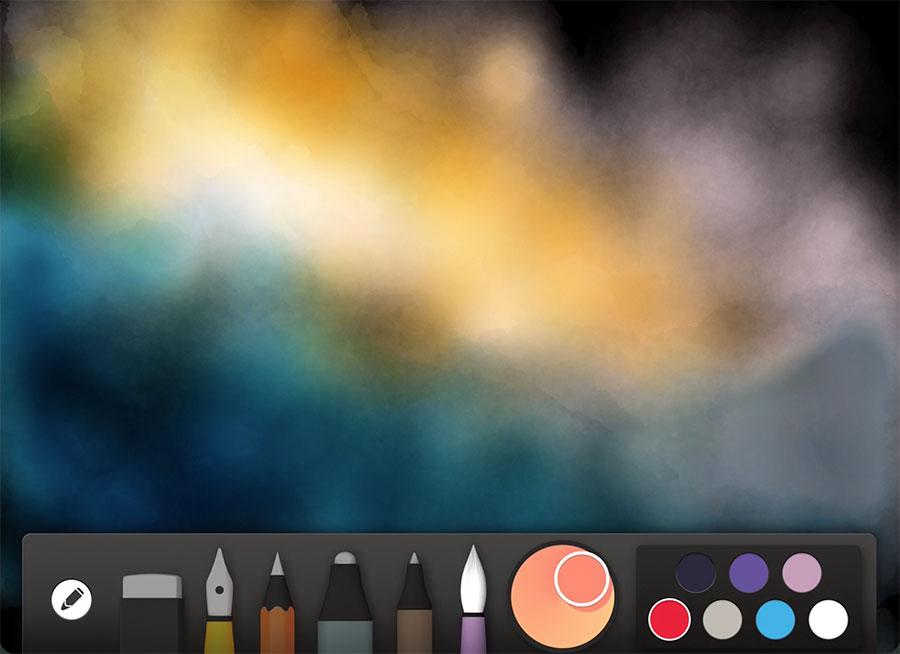 screenshot of yellow glaze