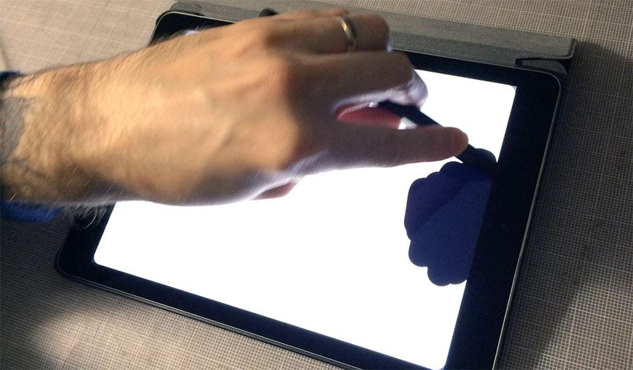 using Pencil to fill in a blank canvas