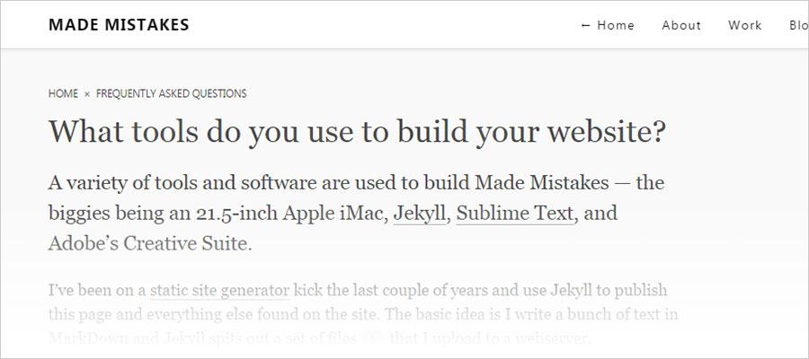 Breadcrumbs screenshot