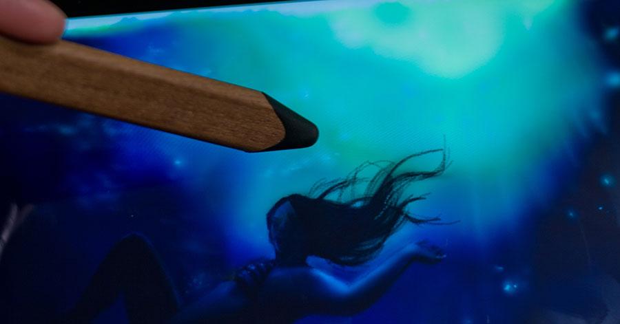 drawing with Pencil's broadside on iPad