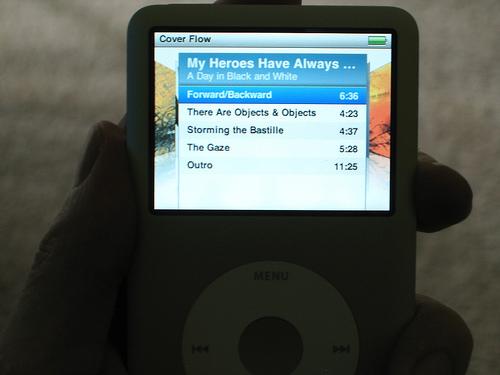 iPod classic coverflow flip
